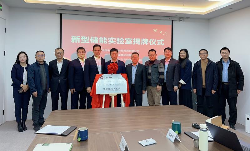 裝備集團(tuán)與中材海外、合肥工業(yè)大學(xué)共建新型儲(chǔ)能實(shí)驗(yàn)室在滬揭牌